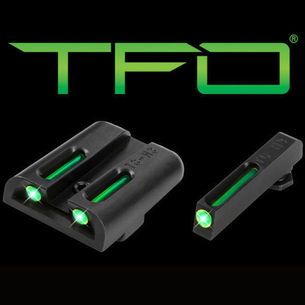 TRUGLO TG131GT1 TFO Handgun Sight Set Green for sale online 