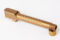 ZEV Glock 17 Match Grade Barrel-Dimpled Supp-Threaded Bronze (BBL-17-D.S-BRZ)