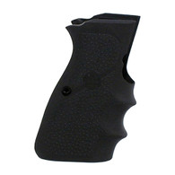 Hogue Browning Hi-Power Rubber Grip With Finger Grooves-Black (09000)