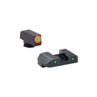 Ameriglo Glock Spartan Operator Tritium Sight Set W/Orange Outline Front (GL-446)