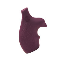 Hogue Smith & Wesson J Frame Round Butt Bantam Style Rubber Grip-Purple (61006)