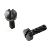 Hogue EXTREME Grip Screws-Browning Hi-Power-Slotted Head-Black-Pack of 2 (09008)