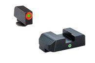 AmeriGlo Glock Low I-Dot Tritium Night Sight Set W/Orange Front Ring (GL-201)
