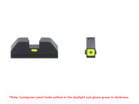 AmeriGlo Glock High Cap Set-Tritium Front W/Square Lumigreen Outline (GL-615)