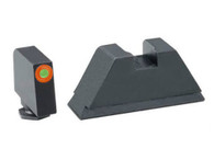 AmeriGlo Glock Suppressor Set-Tritium Front W/Orange Outline-Black Rear (GL-511)