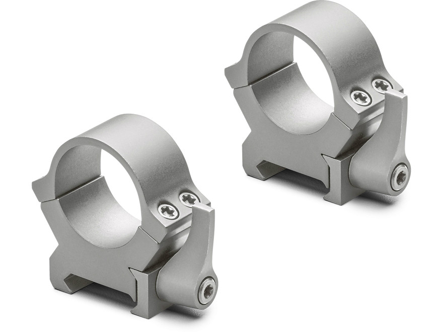 Leupold QRW2 1-Inch Low Silver Scope Rings - Weaver Mount, Steel, Model 174066