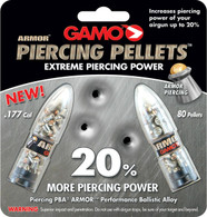 Gamo PBA Armor .177 Cal Piercing Pellets-Lead Free-Pack of 80 (632263454)