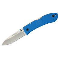 Ka-Bar Dozier Folding Hunter Knife-3" Blade-Pocket Clip-Blue (4062-BL)