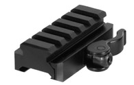 Leapers UTG 5 Slot QD Lever Mount Adaptor & Riser-Med Profile (MNT-RSQD605)