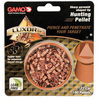 Gamo Luxor Cu Hunting Pellet .22 Caliber 5.5mm-Tin of 100 (632282154)