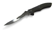 Havalon New Forge Folding Knife W/Replacement Blades-Black (XTI-60ARHB)