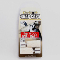 Carlson's Snap Caps-.12 Gauge Aluminum/Wool Shotgun Snap Caps-Pack of 2 (00105)