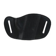 Bulldog Cases Molded Leather Belt Slide Holster-Large-RH-Black (MLB-L)