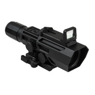 VISM 3-9x42 P4 Sniper Retical Scope W/Flip Up Red Dot Reflex Optic (VADOBP3942G)