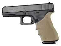 Hogue HANDALL Beavertail Rubber Grip Sleeve For Glock 17 GEN 1/2/5-FDE (17023)