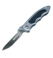 Havalon Piranta Original Folding Knife W/Replacement Blades-SS/BLK (XTC-60AKNP)