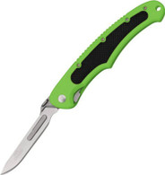 Havalon Piranta Bolt Folding Knife W/Replacement Blades-Shock Green (XTC-60ABOLT-GX)