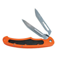 Havalon Piranta Bolt Folding Knife W/Replacement Blades-Blaze Orange (XTC-60ABOLT)