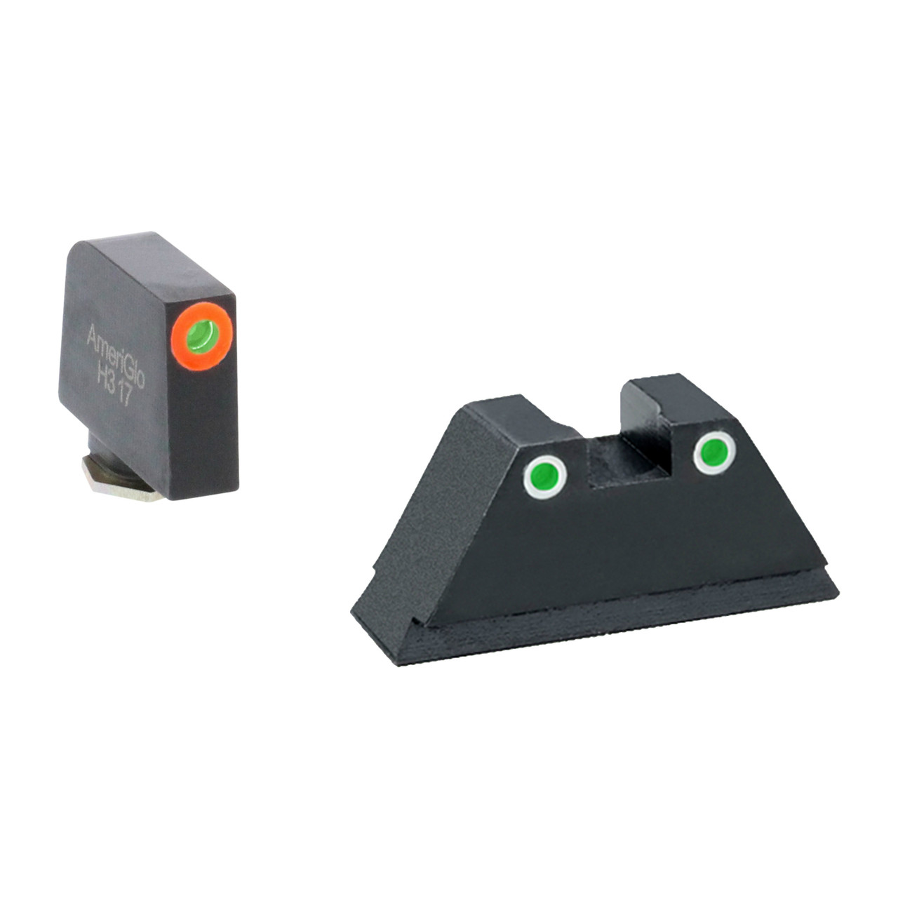 Ameriglo XL Optics Height Night Sight Set For All Glock Except 42/43