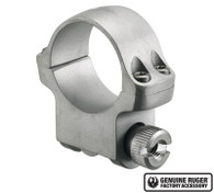 Ruger M77 4KHM 1" Medium Silver Scope Ring (90290)