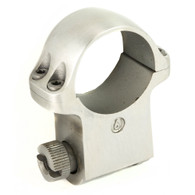 Ruger M77 6K 1" Extra High Silver Scope Ring (90284)