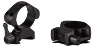 Konus High 30mm Quick Release Picatinny/Weaver Matte Black Steel Rings (7409)