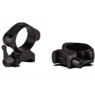 Konus Medium 1" Quick Release Picatinny/Weaver Matte Black Steel Rings (7407)