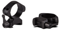 Konus High 1" Quick Release Picatinny/Weaver Matte Black Steel Rings (7406)