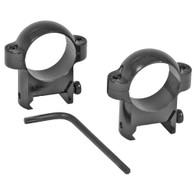 Burris 1" Medium Weaver-Style Gloss Black Zee Rings (420081)