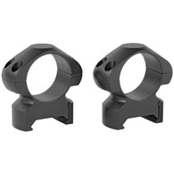 Konus Low 30mm Picatinny/Weaver Rail Matte Black Steel Rings (7405)