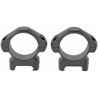 Konus Medium 1" Picatinny/Weaver Rail Matte Black Steel Rings (7401)