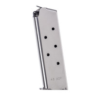 Auto Ordnance 1911 Standard Magazine 45 ACP 7 Round Stainless Steel Mag (G21S)