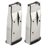 Ruger Max-9 Magazines 9mm 10 Round Nickel Mags - 2 Pack (90714)