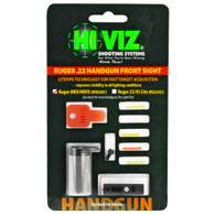 HIVIZ Ruger .22 MKII/MKIII Green/Red/White Fiber Front Sight (HRB2007)