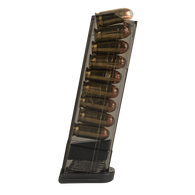 ETS Glock 42 Magazine .380ACP 9 Round Carbon Smoke Polymer Mag (SMK-GLK-42-9)