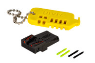 HIVZ Glock Adjustable Red/Green/Black Rear Handgun Sight (GLAD211)