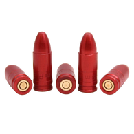 Carlson's 9mm Auto Aluminum Red Snap Caps - 5 Pack (00058)