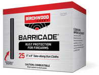 Birchwood Casey Barricade Rust Protection Wipes 25 Count (33025)