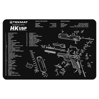 Tekmat H&K USP Black 11x17 inch Cleaning Mat (R17-HKUSP)