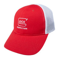 Glock Red Ranger White Mesh Snapback Hat (AS10076)