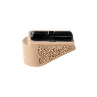 Hogue Overmolded Rubber Grip Base Pad Glock 26 10 Round Magazines FDE (18623)