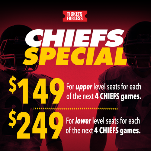 Chiefs Season Tickets Special EXPIRED Tickets For Less