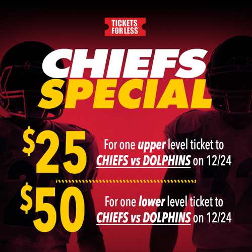 Chiefs vs Miami Dolphins Special Tickets For Less