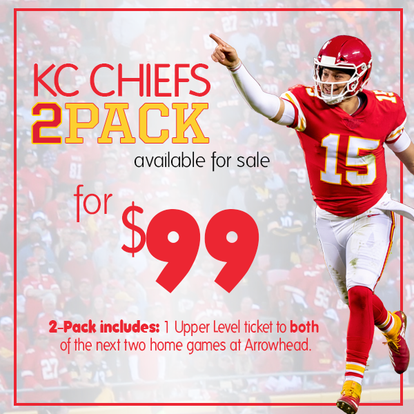 Chiefs Ticket 2Pack Tickets For Less