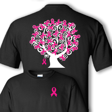 ribbon tree black t-shirt