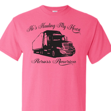 hauling heart safety pink shirt