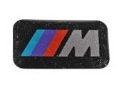 Wheel Badge - Small "M" Stick-On Emblem