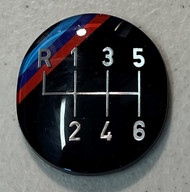 BMW M-TECHNIC 6-SPEED SHIFTER EMBLEM