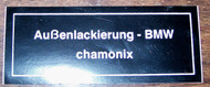 BMW Paint Color Sticker 2002 NK E3 E9 E12 E21 E24