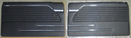 BMW 2002 Aftermarket Black Front Interior Door Trim Panel Set 68-73
